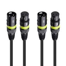 Cable Matters 2-Pack 22Awg Stage Light Dmx Cable 10 Ft / 3M, Pin Xlr Con... - £29.05 GBP