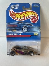 1997 Vintage Hot Wheels Collector #861 TWIN MILL ll Gold w/Chrome Lace Sp Wheels - £4.38 GBP