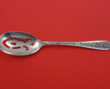 Corsage by Stieff Sterling Silver Serving Spoon Pierced Ovoid Original 8&quot; - $147.51