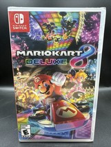 Mario Kart 8 Deluxe - Nintendo Switch (Multiplayer, Racing 2017) Factory... - $45.80