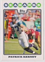 Patrick Kerney Seattle Seahawks Defensive End 2008 Topps Card # 205 Near Mint - $1.48