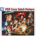 Lord Of The Rings Movie Hobbit Counted PDF Cross Stitch Pattern - $4.80 CAD