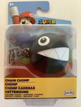 NEW Jakks Pacific World of Nintendo Super Mario 2.5&quot; CHAIN CHOMP Mini-Figure - £13.52 GBP