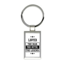 LAWYER : Gift Keychain The Man Myth Legend Office Work Christmas - £6.30 GBP