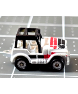 Micro Machines Jeep White Red Black Galoob Vintage - $9.54 CAD