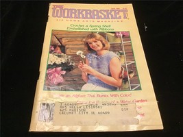 Workbasket Magazine April 1984 Crochet Spring Shell Embellished with Ribbons - $7.50