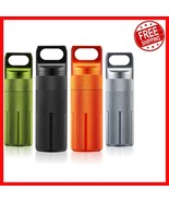 Airtight &amp; Waterproof Aluminum Pill Containers: Set of 4 for Outdoor Adv... - $44.06 CAD