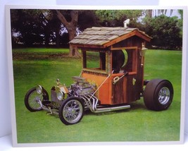 Outhouse Hot Rod Race Car Photo Custom Show Automobile Original Jay Ohrb... - £14.56 GBP
