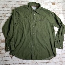 Columbia Vertex Button Up Shirt Mens XL Long Sleeve Green Check Casual Outdoor - £10.44 GBP
