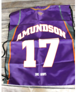 Phoenix Suns Amundson 17 Drawstring Backpack Shoulder Bag NBA Nylon Basketball - $13.95