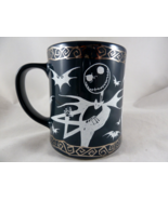 Disney Store Nightmare Before Christmas Mug White Glitter Green Jack Ske... - $25.76 CAD