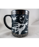 Disney Store Nightmare Before Christmas Mug White Glitter Green Jack Ske... - £14.69 GBP