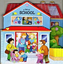 A Day at School - by Roberta Pagnoni (Barrons), Hardcovered Book - $3.00