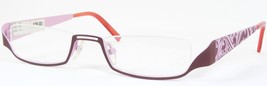L&#39;art By Ama 1335 004 Matt Wine /FLAMINGO Pink Unique Eyeglasses 47-18-140mm - £59.92 GBP