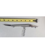 Stainless Steel Corkscrew Bottle Opener with Knife - $12.86