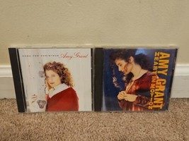 Lot of 2 Amy Grant CDs: Home for Christmas, Heart in Motion - £6.68 GBP