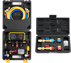 AC Manifold Gauge Set for R134A R12 R22 R502 Refrigerants &amp; AC Valve Cor... - $3,175.60 MXN