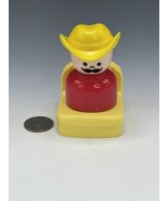 Fisher Price Little People Jumbo Large Cowboy w/ Chair Farmer Figure Toy - $19.18 CAD