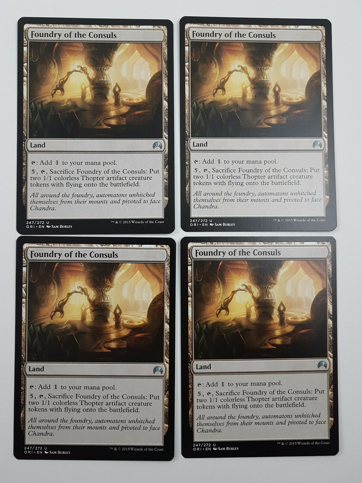 MTG Foundry of the Consuls x 4 Magic Origins Uncommon UC Non Basic Land - $0.91