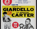 JOEY GIARDELLO vs RUBIN HURRICANE CARTER 8X10 PHOTO PICTURE BOXING CHAMP... - $5.93