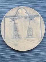 1977 Poland Collectible Medal In Honor Of Szczecin Shipyard Reparations - £17.74 GBP