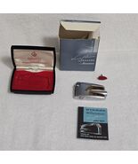 VTG Ronson Varaflame Premier Liteguard Tortoise Enamel Lighter USA w/ Bo... - €166,26 EUR