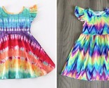 NEW Boutique Tie Dye Girls Sleeveless Dress Lot Size 6-12 Months - $14.99