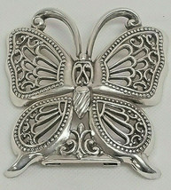 Women&#39;s BRIGHTON  Butterfly Belt Buckle Made in the U.S.A. 4&quot; X 4-7/8&quot; - $24.99
