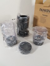 Nuwave Twister Compact Portable Blender 22093 Large &amp; Small Cups 2 Lids AM - £15.49 GBP