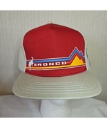 Ford Bronco Trucker Hat Retro Graphics 5 Panel Officially Licensed Red B... - $659.03 MXN