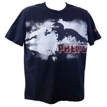 US Olympics Swimmer Michael Phelps Speedo Men&#39;s Blue Graphic T-shirt Medium - $19.78