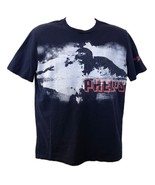 US Olympics Swimmer Michael Phelps Speedo Men's Blue Graphic T-shirt Medium - $19.78