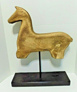 NEW Wood Carved Horse Sculpture Statue Horse Figurine Rustic Home - £29.50 GBP