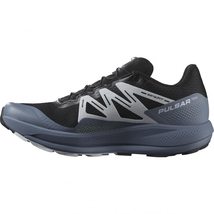 Salomon Men&#39;s Pulsar Trail Running Shoe, Black/China Blue/Arctic Ice, US... - £89.05 GBP