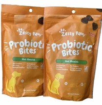 Zesty Paws Gut Health Probiotic Soft Chews for Dogs - Pumpkin Flavor  60... - $37.36