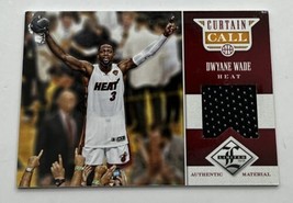 2012-13 Limited #27 Dwyane Wade Curtain Call Materials Game Worn #197/199 - $50.00