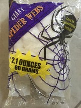 Amscan Halloween Trick or Treat Party Decoration Giant Polyester Spider Webs - £3.16 GBP