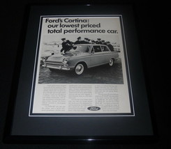1966 Ford Cortina Framed 11x14 ORIGINAL Vintage Advertisement - £35.19 GBP