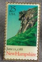 Collectible Postage Stamp Lapel Pin - Vgc - New Hampshire - Nice Collectible Pin - £6.22 GBP