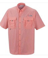 Columbia Men&#39;s Tall 3XT PFG Bahama II Short Sleeve Shirt, Spicy Tuna, Ve... - $829.51 MXN