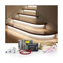 Step Lights Indoor Motion Sensor 40 Inch (100 cm) LED Stair Lighting Long Cut... - £418.37 GBP