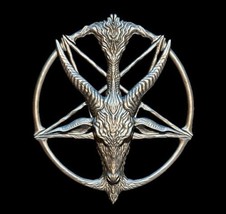 Medallion, depicting the deity baphomet file STL, OBJ for 3D printers, two si... - £0.95 GBP