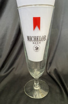 Vintage Michelob Beer Footed Pilsner Beer Glass 8&quot; Anheuser Busch 1896 - $14.76