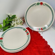 Corelle By Corning Farm Fresh Apples 10¼&quot; Dinner Plates 6 Pc Set Jams &amp; ... - $24.98