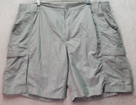 RedHead Brand Co. Cargo Shorts Mens Size 42 Gray 100% Nylon Elastic Waist Pocket - £16.18 GBP