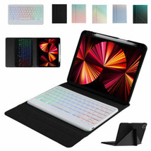 Backlight Bluetooth Keyboard Leather Flip case iPad 9th 8th 7th Generation 10.2&quot; - £112.73 GBP