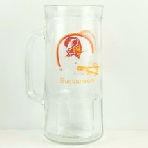 Beer Mug NFL Tampa Bay Buccaneers Glass Stein Fisher Nut Bruce 20 Oz Retro - $12.99