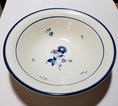 Noritake Keltcraft Blue Chintz 9104 9 5/8&quot; Vegetable Bowl - £13.23 GBP