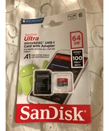 SanDisk Ultra 64GB microSDHC UHS-I card with Adapter  - $20.30 CAD