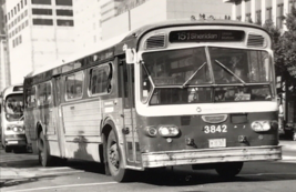 Chicago Transit Authority CTA Bus #3842 Route 151 Sheridan B&amp;W Photograph - £7.43 GBP